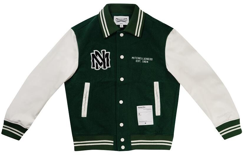 

Бейсбольная куртка унисекс зеленый Mitchell Ness