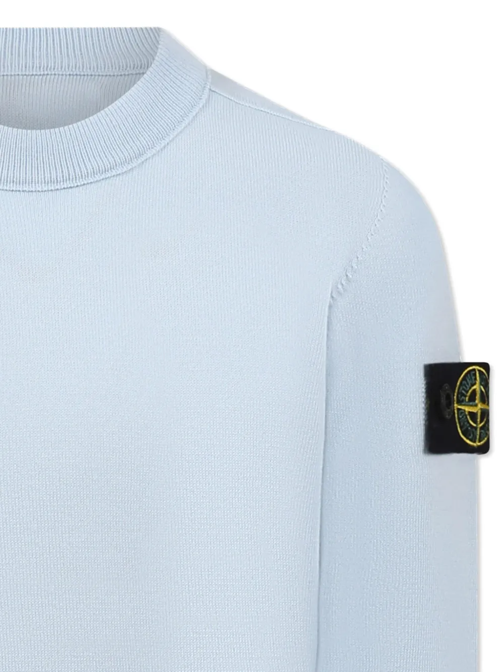 Толстовка из органического хлопка Stone Island Junior, синий — фото 3