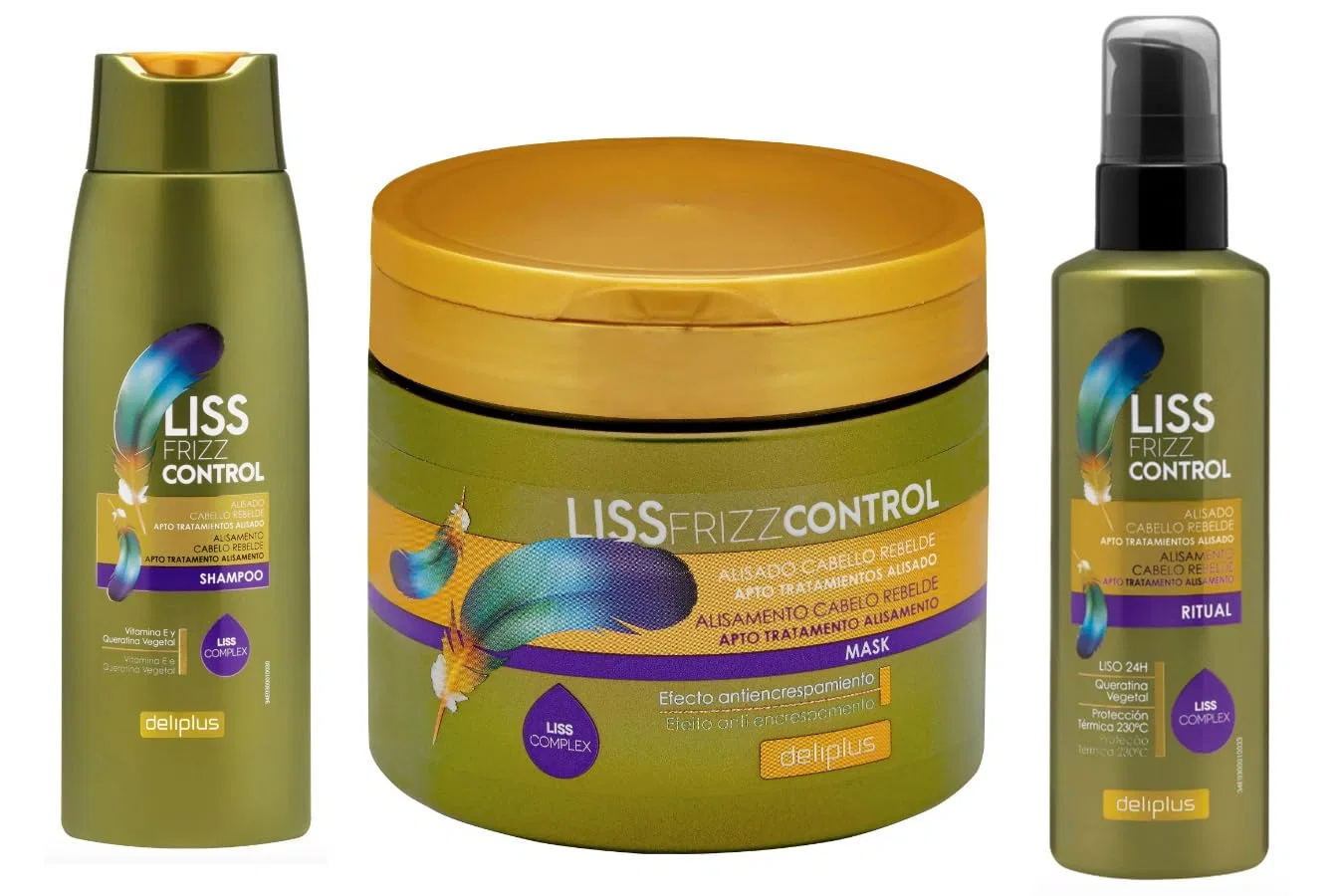 Набор для контроля пушистости волос Liss Frizz Control от Deliplus Deliplus