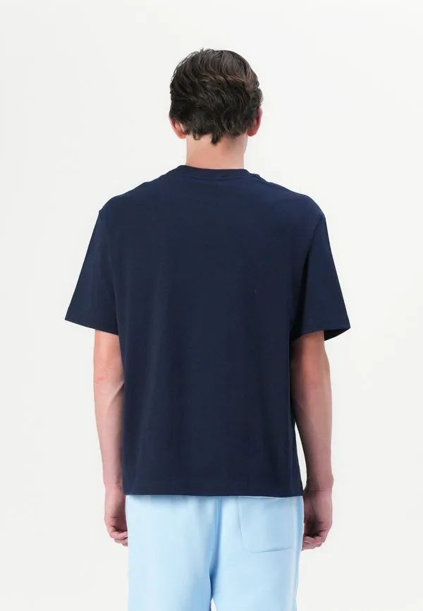 Простая футболка Lacoste, Navy Blue — фото 3