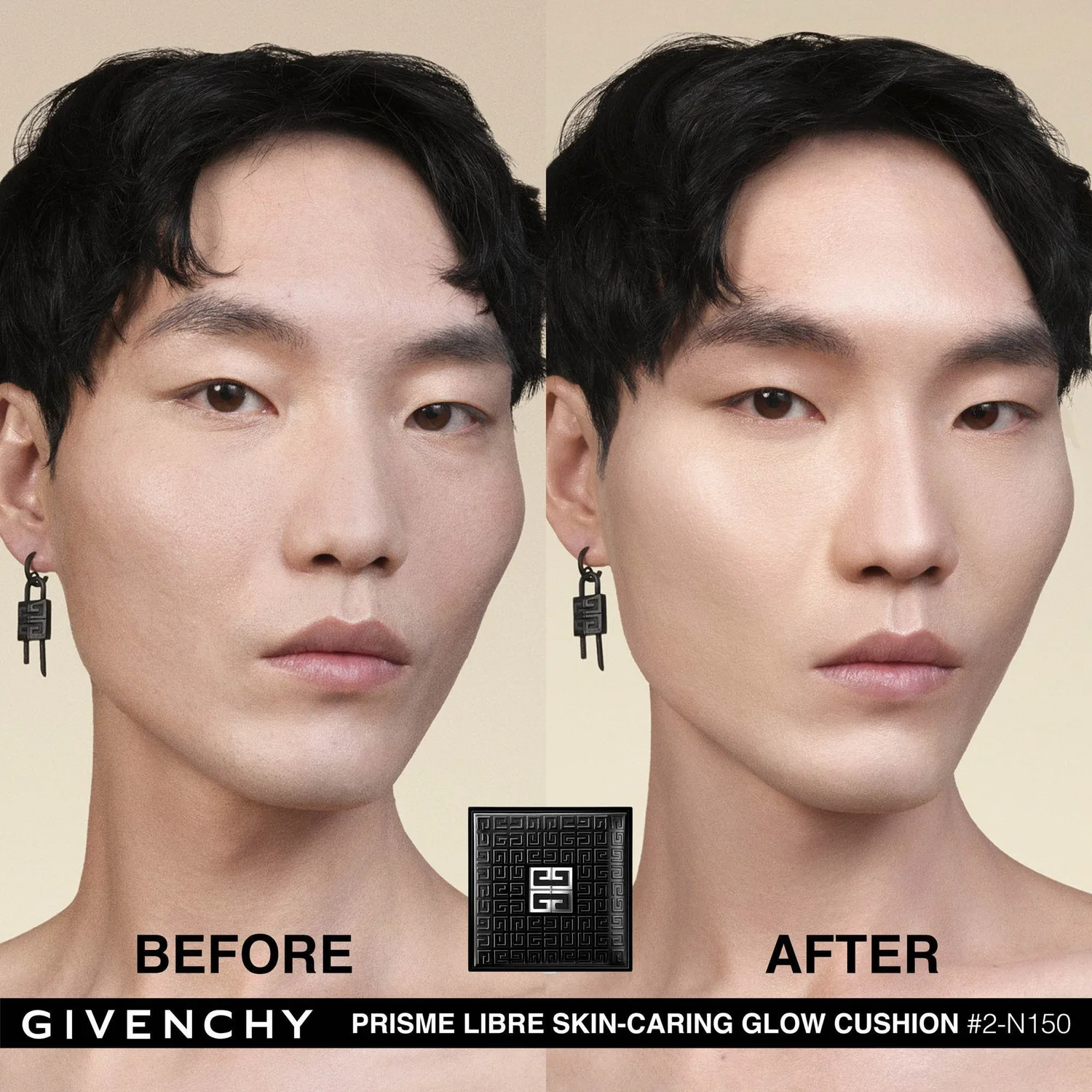 Тональный крем-кушон Prism Libre Skincare Glow Cushion Givenchy Beauty, 2-N150 — фото 2
