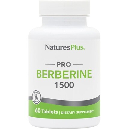

Natures Plus Pro Berberine 1500 мг - 60 таблеток - поддерживает здоровый обмен веществ Nature's Plus