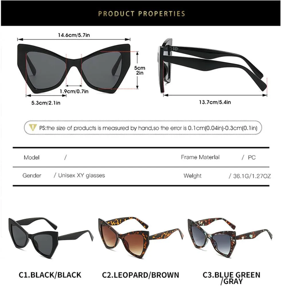 

Стереоскопические женские солнцезащитные очки «кошачий глаз» с цветочным принтом, плоские зеркальные линзы, защита от солнца для улицы UV400 generic, Leopard