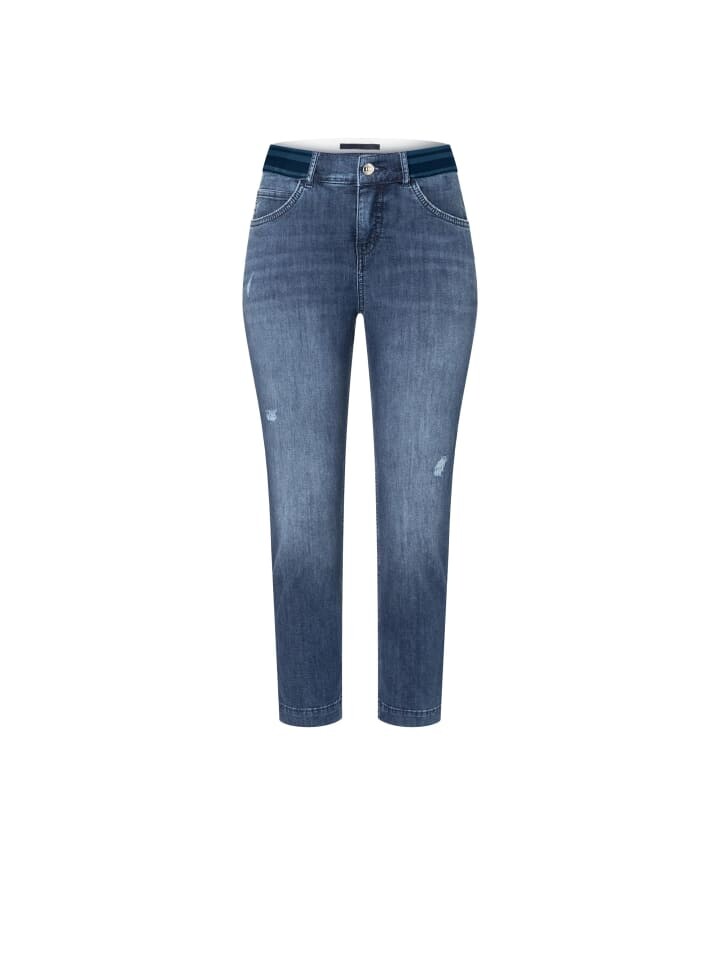 

Шорты MAC Capri, цвет mid blue used wash