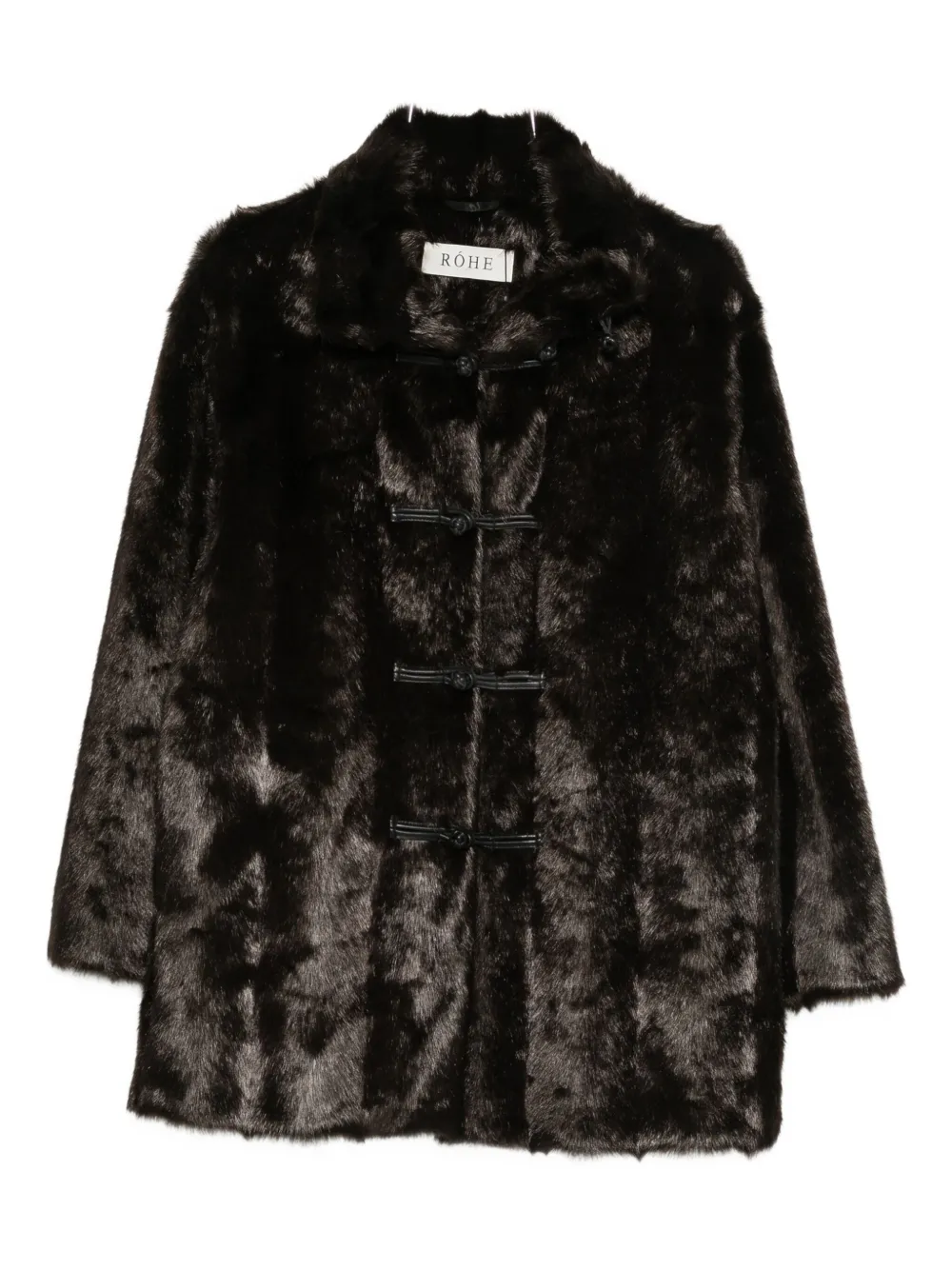 

Пальто из искусственного меха в китайском стиле Róhe, коричневый