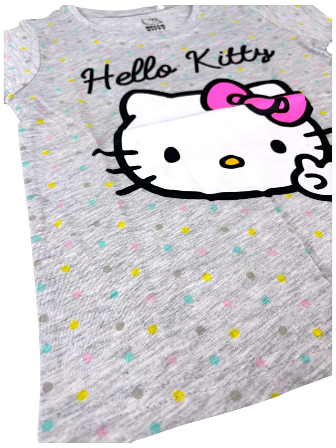 HELLO KITTY Футболка в светло-сером цвете — фото 3