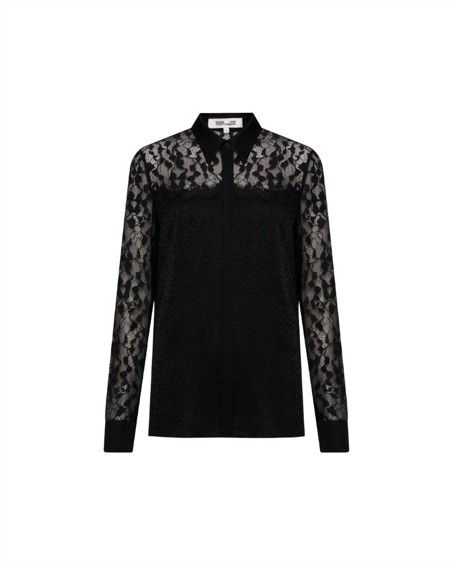 

Топ Primrose черного цвета Diane von Furstenberg