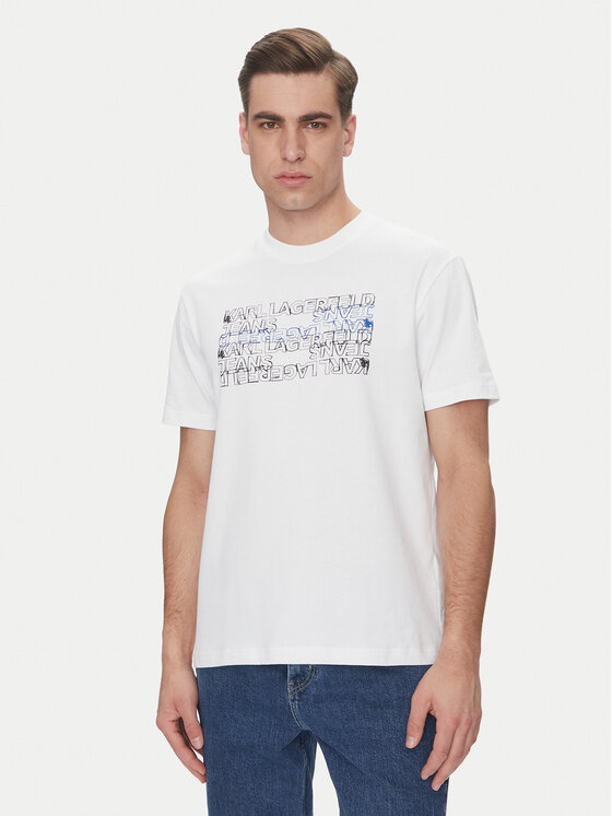 

Футболка обычного кроя A2M17038 Karl Lagerfeld, белый