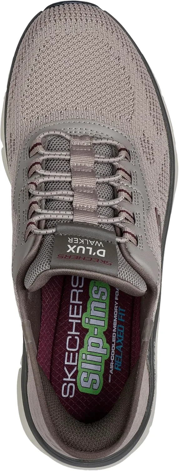 Мужские кроссовки Skechers D'Lux Walker Rezinate с легким надеванием без использования рук — фото 2