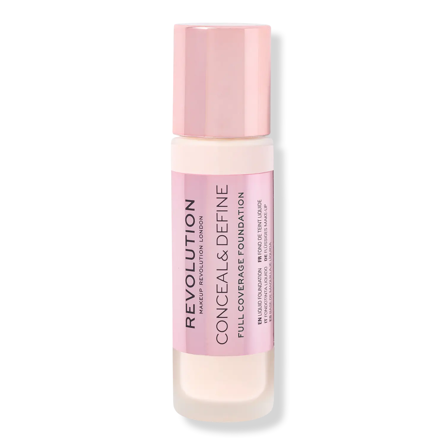 

Тональный крем Conceal & Define с полным покрытием Revolution Beauty, F2 (for fair skin tones w/ a yellow undertone)