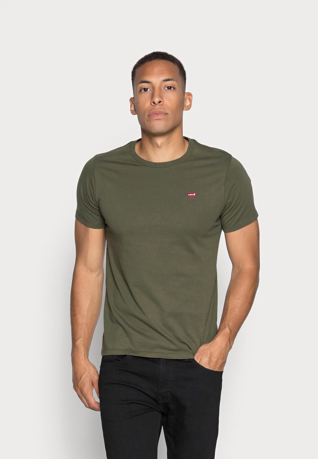 

Футболка с принтом Original Tee Levi's, цвет cotton patch olive night