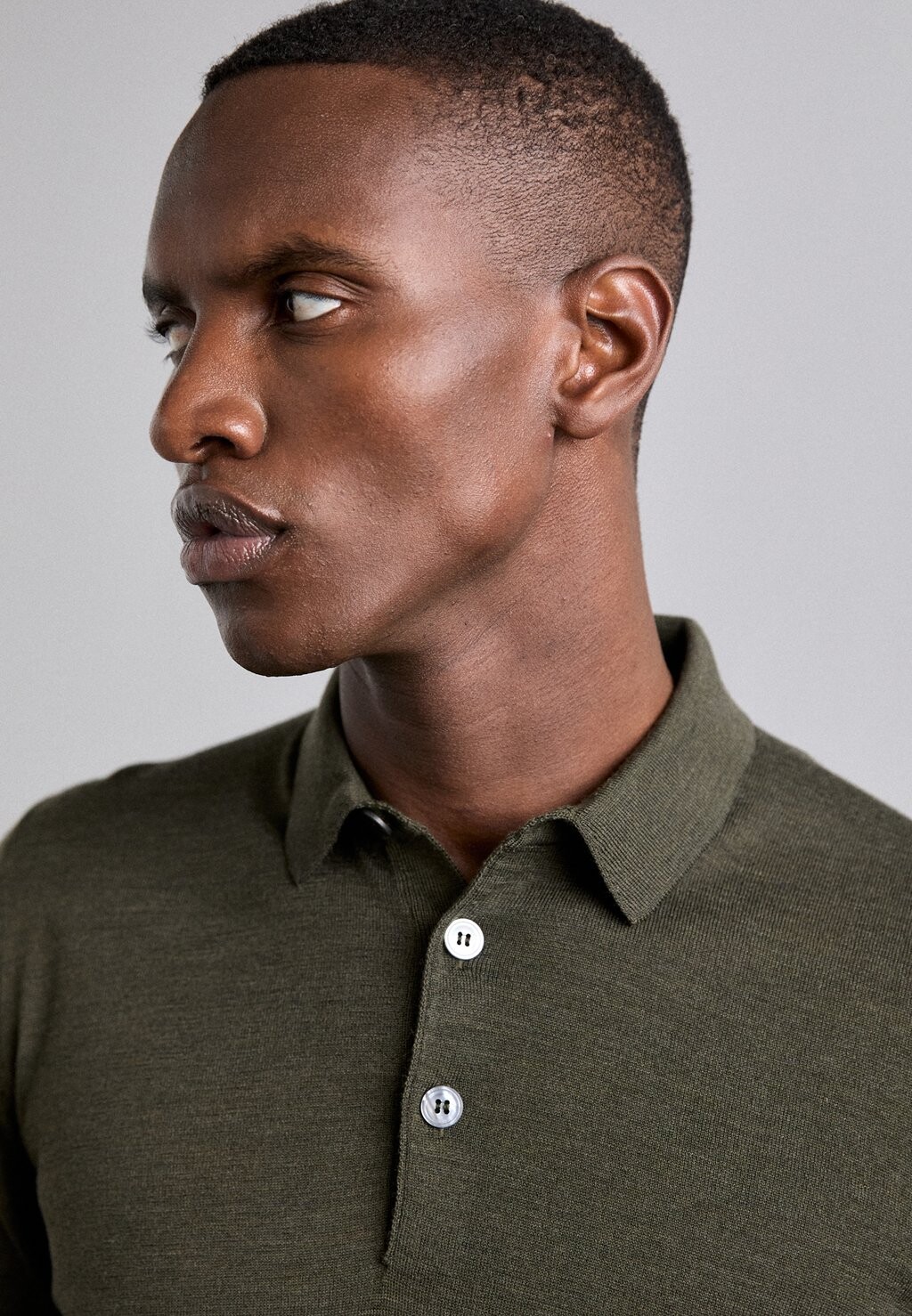 

Рубашка с длинным рукавом UOMO LARDINI, хаки