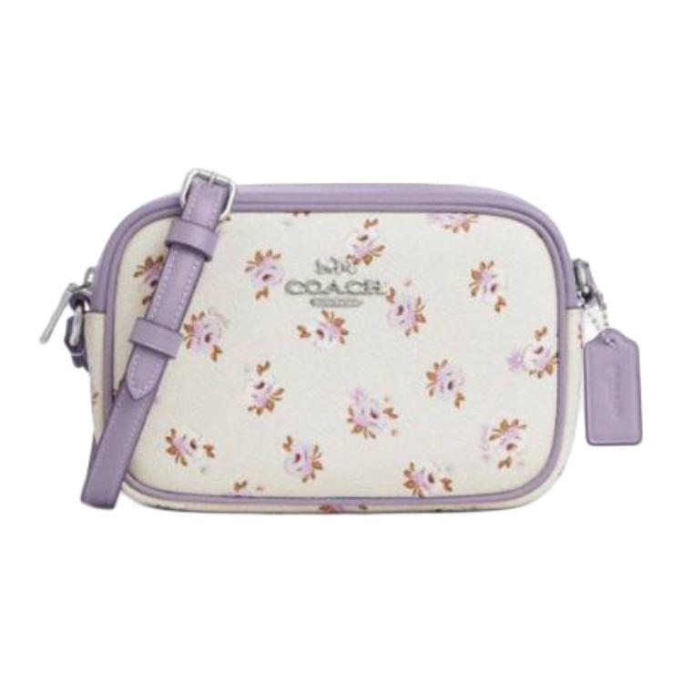 

COACH Дамская напечатанная сумка через плечо из лакированного холста