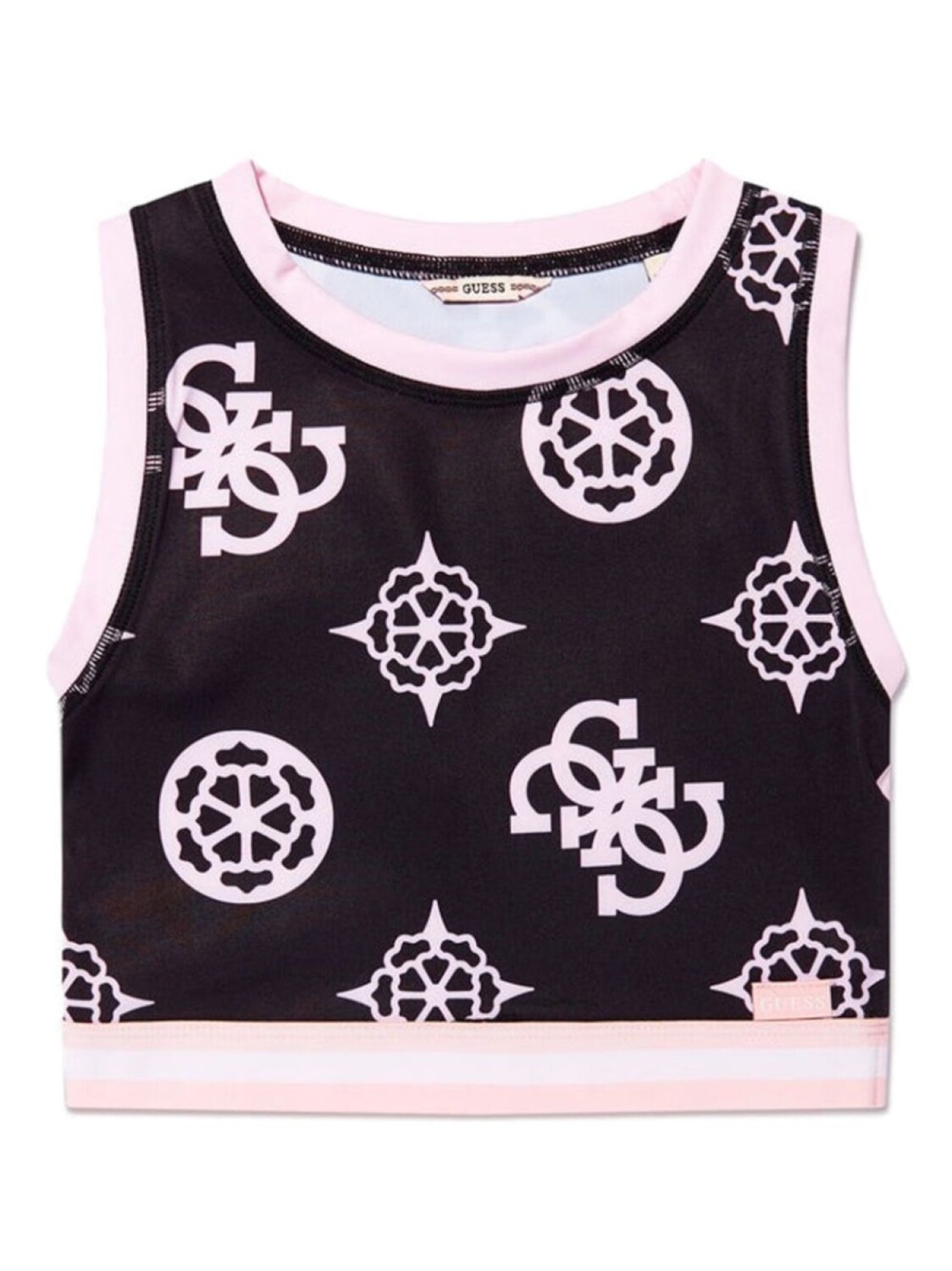 

Майка с логотипом 4G Guess kids, черный