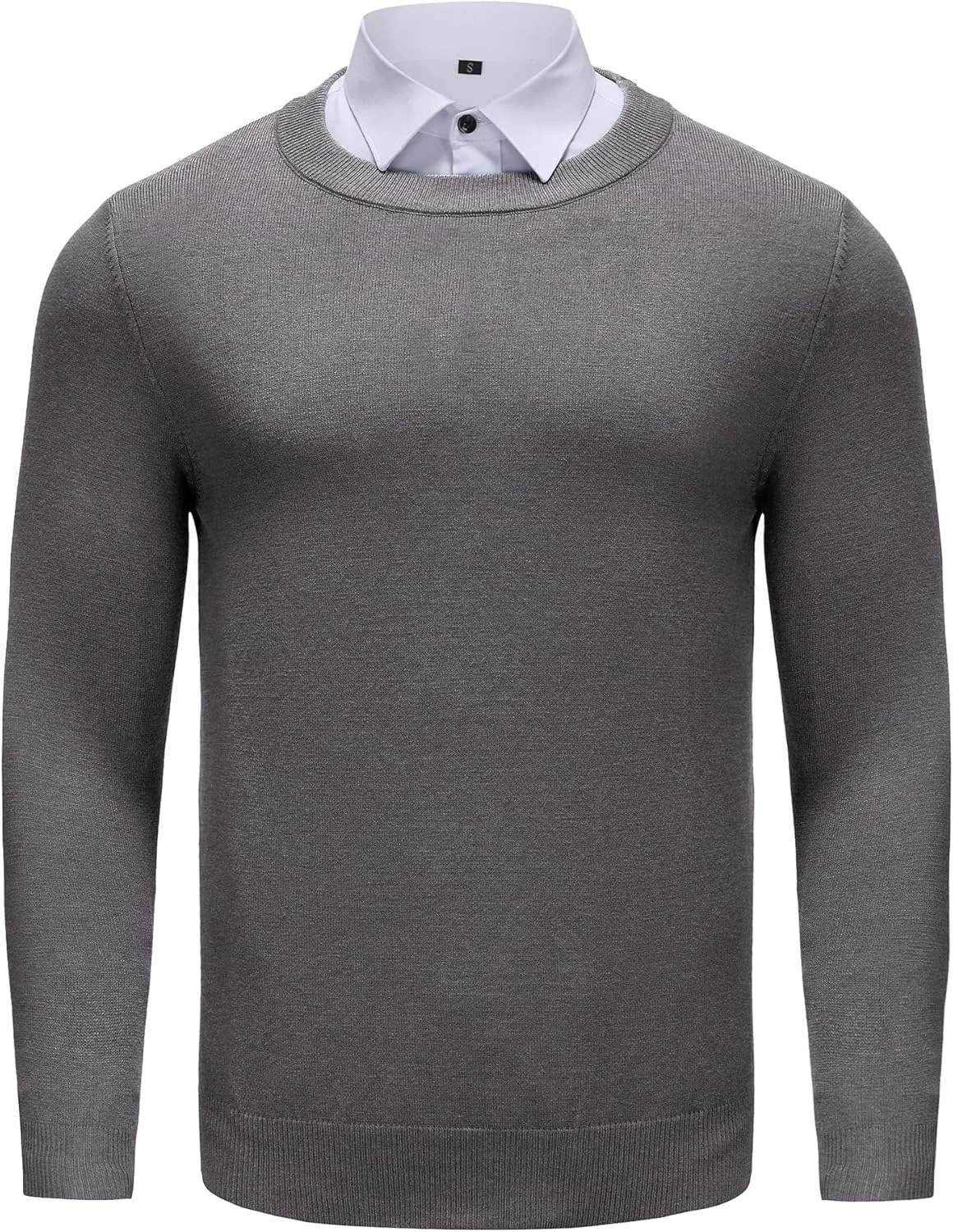 

V-образный вырез вязаный свитер с длинными рукавами, легкий, приталенный, черный Havyxar