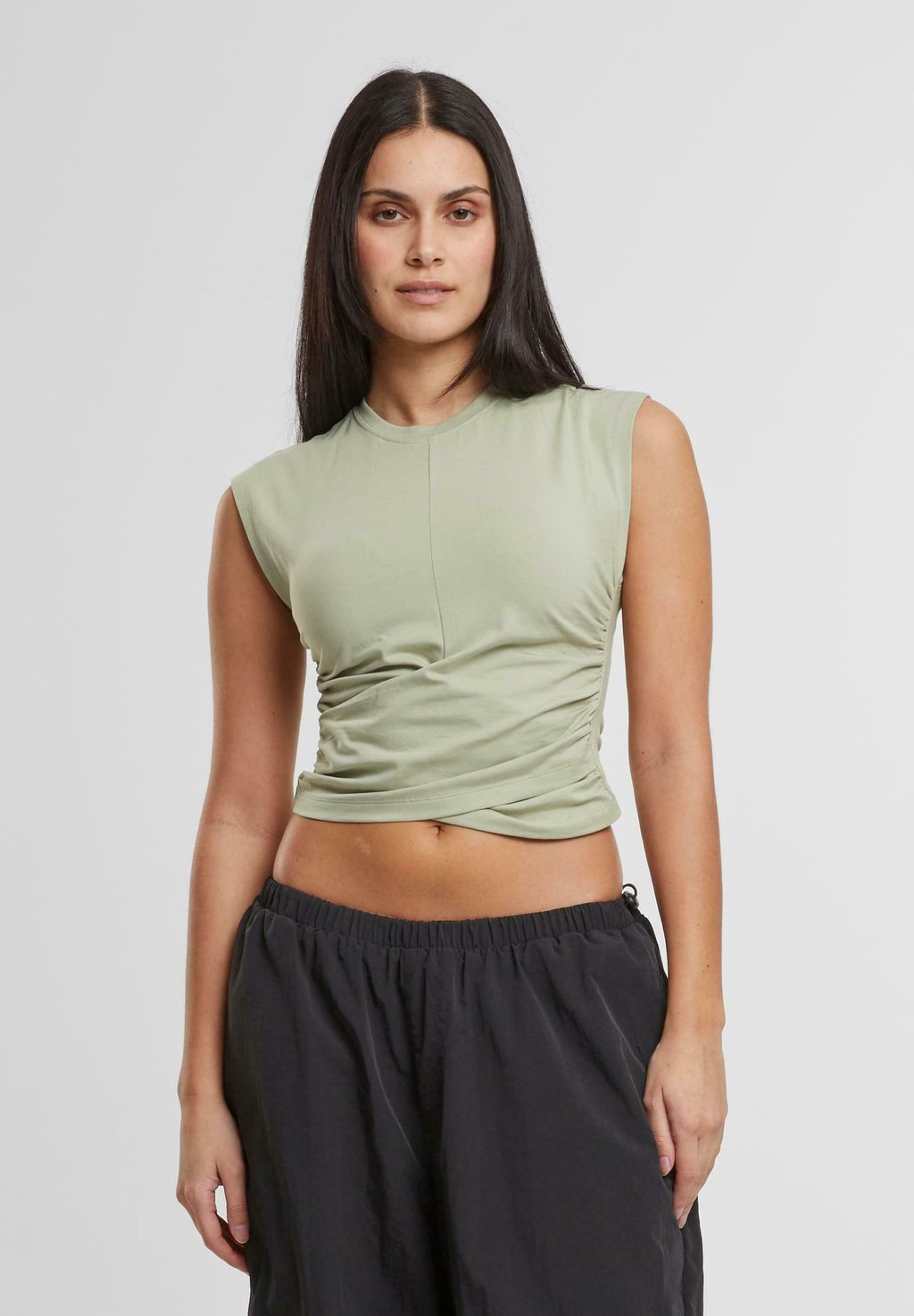 

Топ CROPPED WRAPPED Urban Classics, мятный