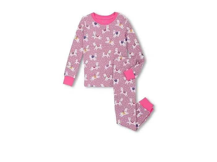 Пижама с принтом Cotton Pajamas Set Hatley Kids, Pink