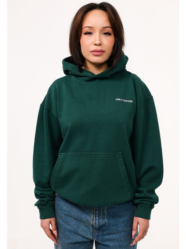 

Толстовка DAILY COTTON, цвет forest green washed