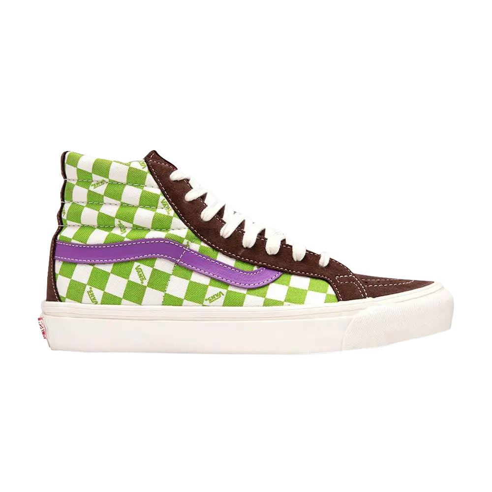Кроссовки Sk8-Hi LX Vans, коричневый