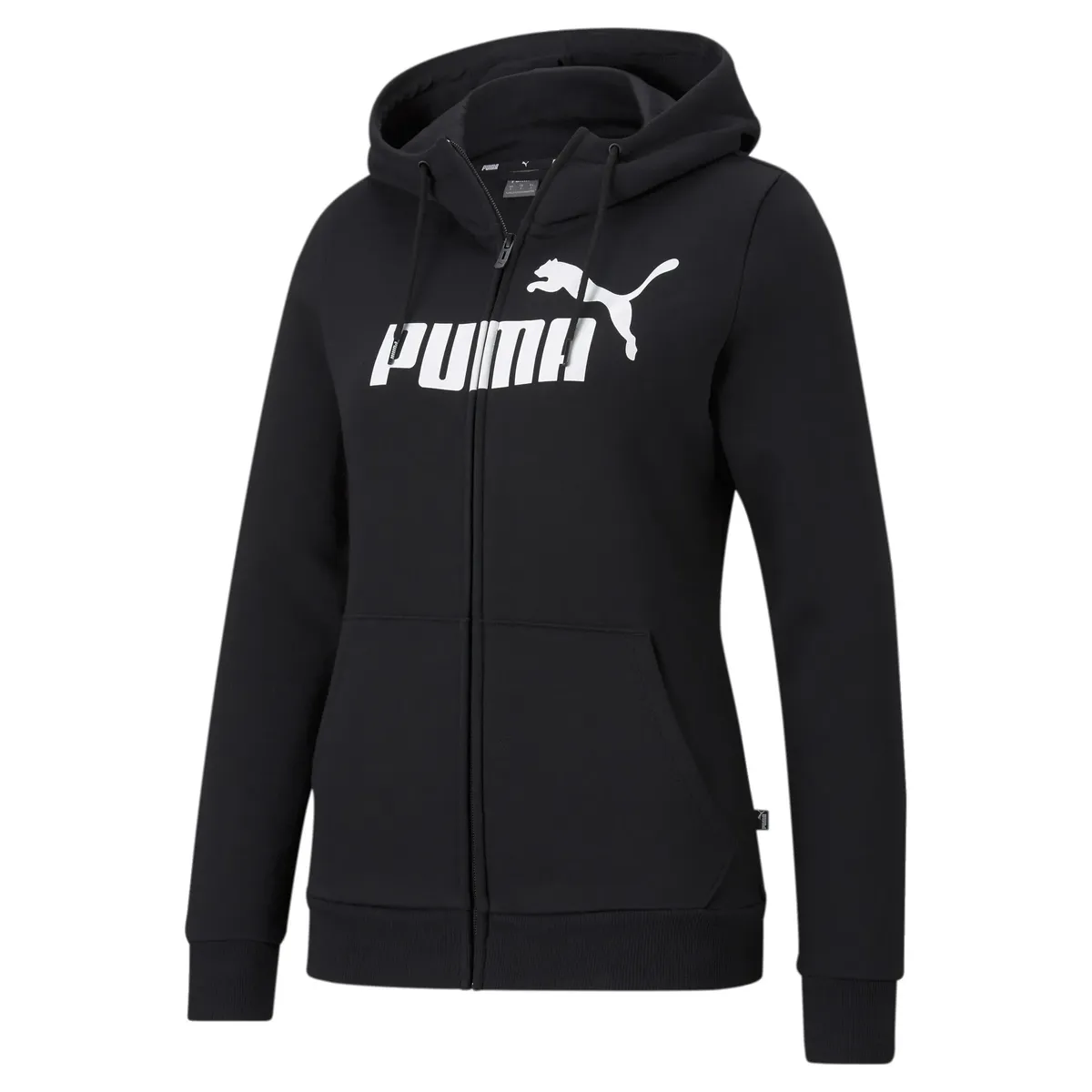 

Толстовка PUMA с капюшоном "ESS LOGO FULL-ZIP HOODIE FL", цвет Puma Black