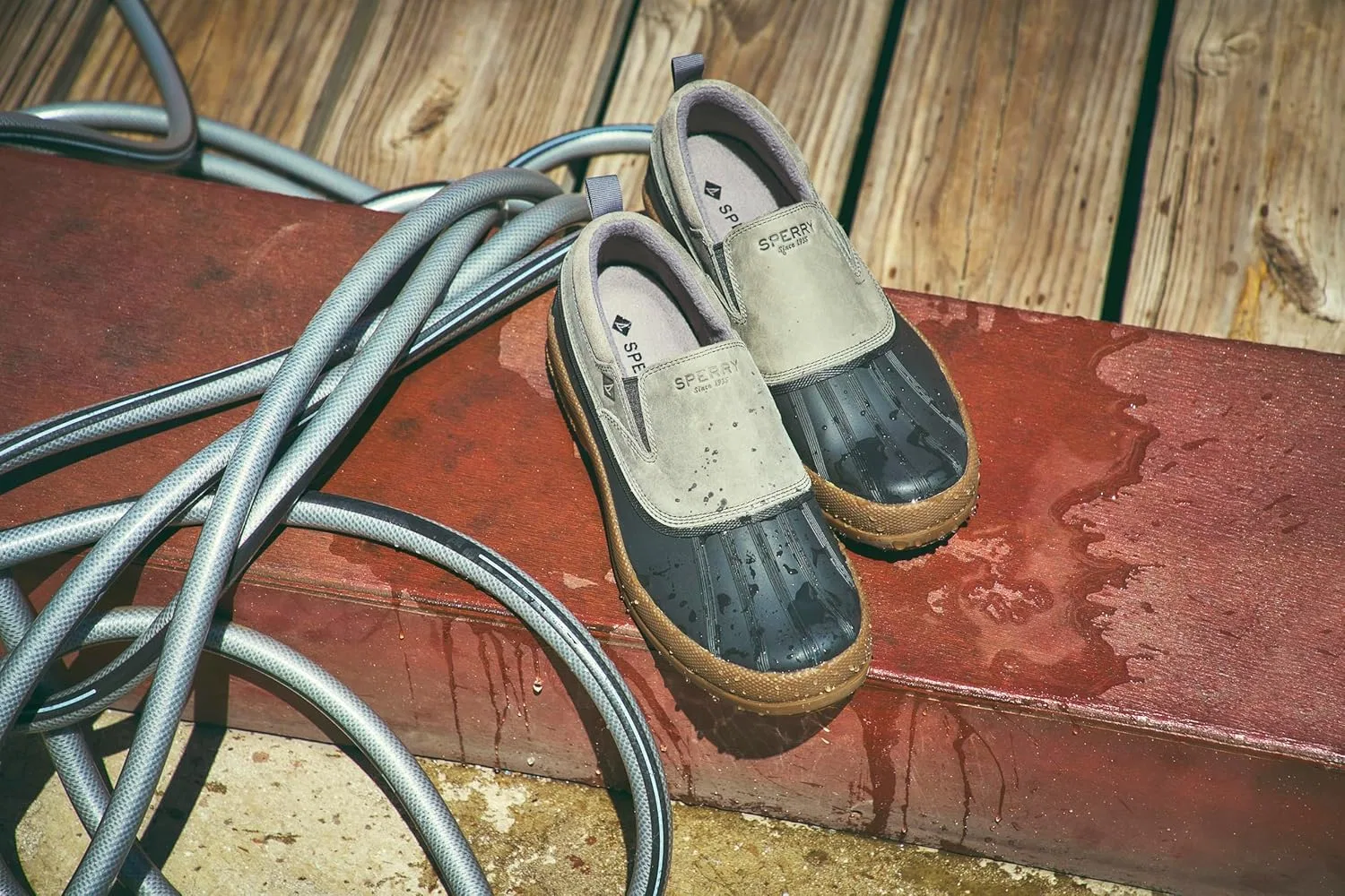 Мужские ботинки Sperry Coldbay Duck Boot, Gray — фото 4