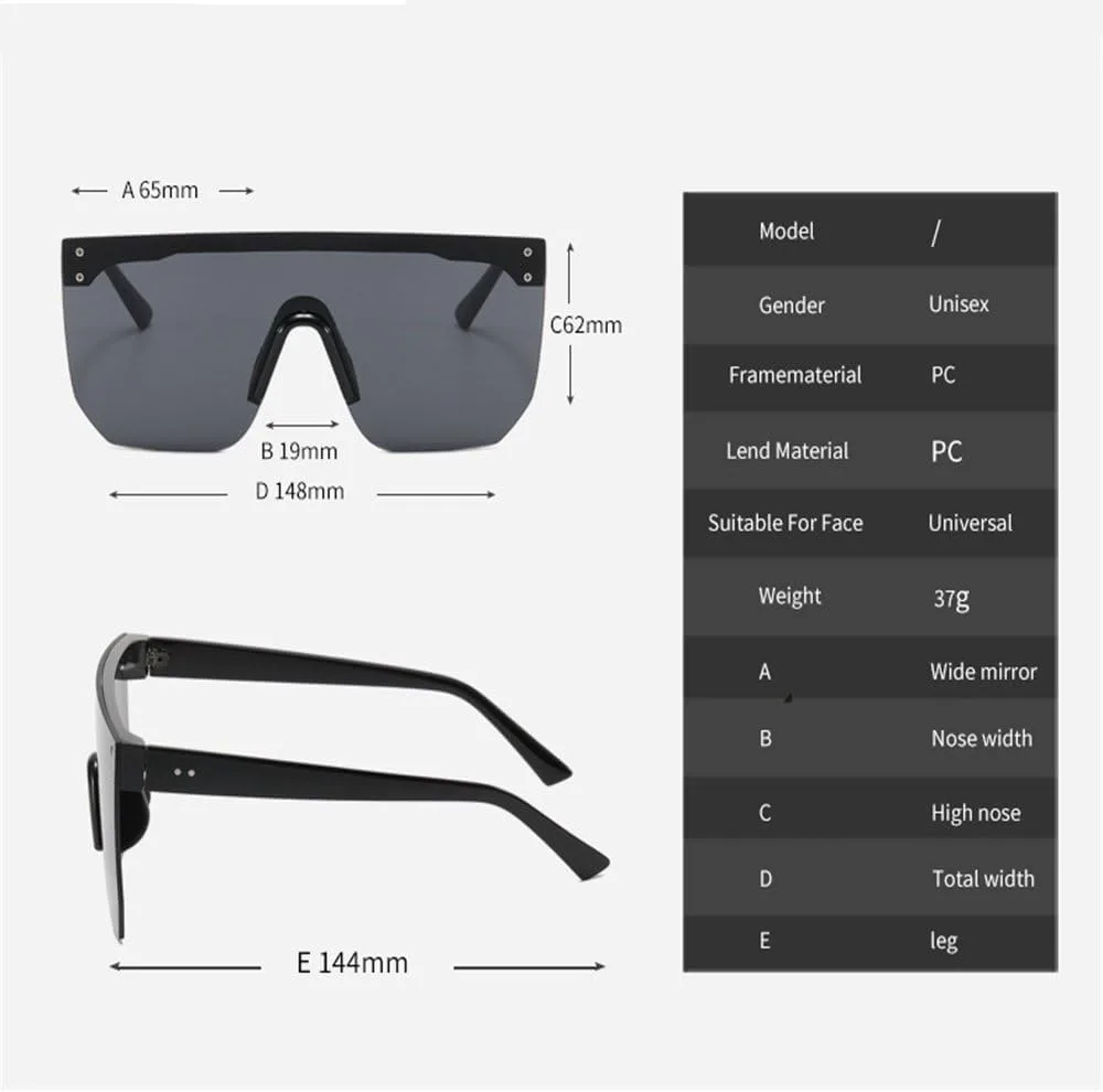 

Безрамочные очки, интегрированные защитные очки для велоспорта, солнцезащитные очки с защитой от УФ-излучения, модные, универсальные, стильные, для мужчин KTUCN, Blue