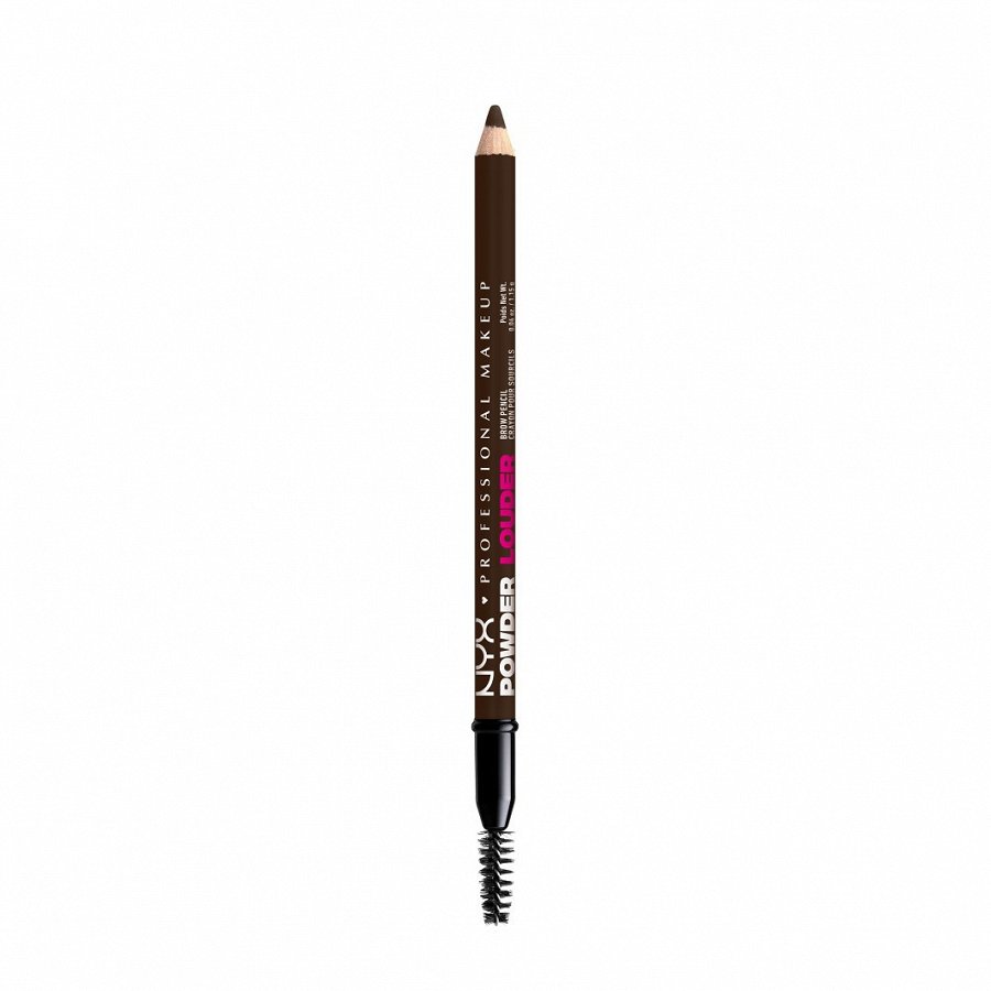 

Карандаш для бровей powder louder brow pencil Nyx Professional Makeup, цвет deep brown, вес 1.15 гр.