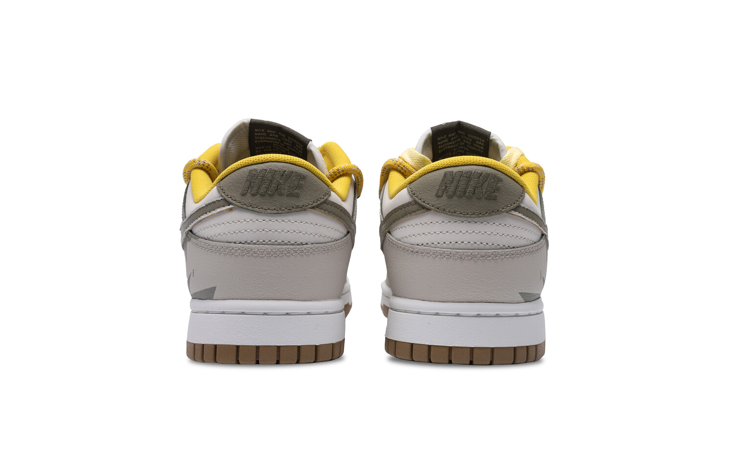 

Кроссовки Nike Dunk Skateboarding Shoes Unisex Low-top Brown/grey/yellow, коричневый
