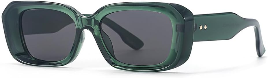 

Солнцезащитные очки в стиле «кошачий глаз» в панк-стиле для женщин и мужчин, с защитой от УФ-излучения UV400, для занятий спортом на открытом воздухе, бега и езды на велосипеде UYPTK, Green Black