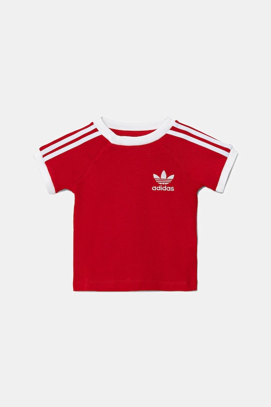 

Детская хлопковая футболка Adidas Originals, красный