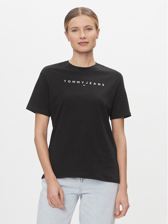 

Футболка свободного кроя Tommy Jeans, черный