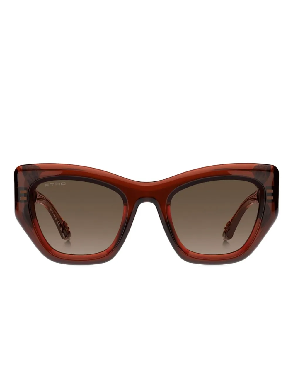 

Солнцезащитные очки в оправе 'кошачий глаз' Etro, красный