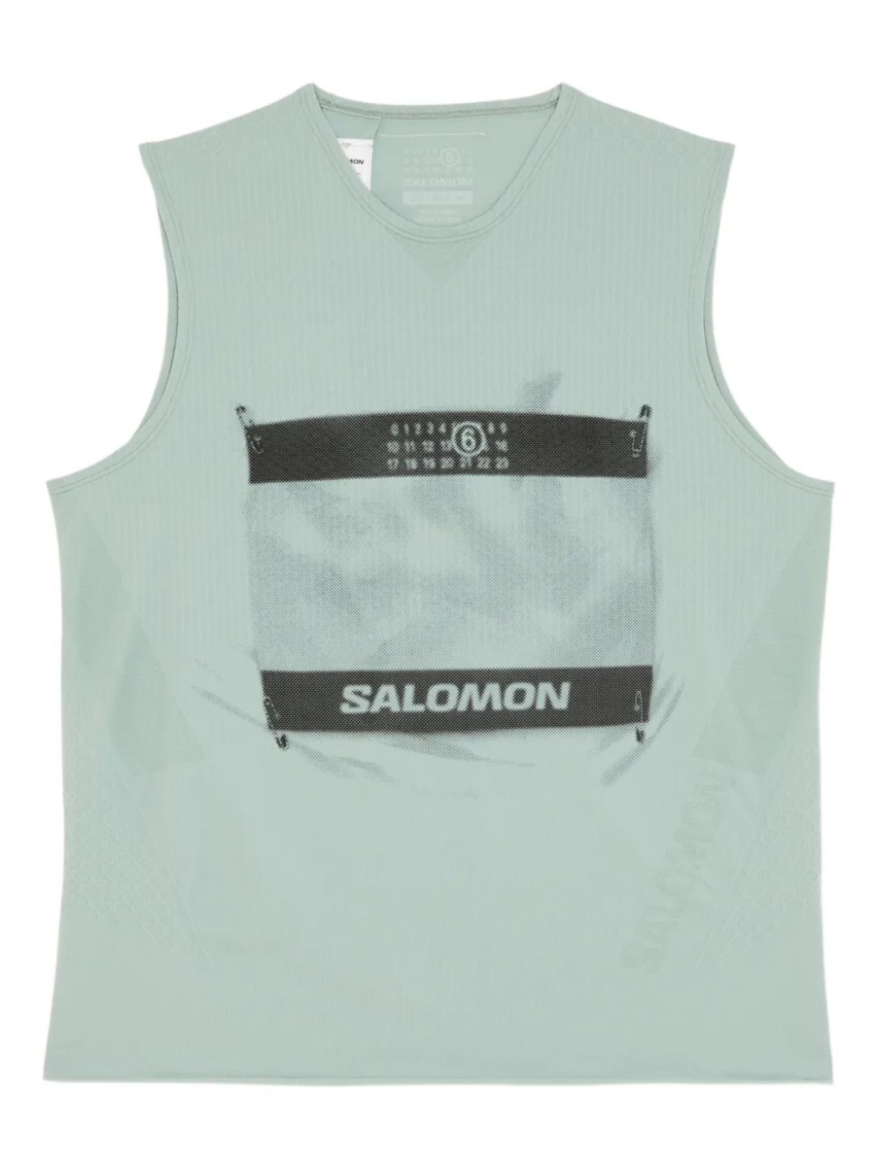 

Топ с логотипом из коллаборации с Salomon MM6 Maison Margiela X Salomon, синий