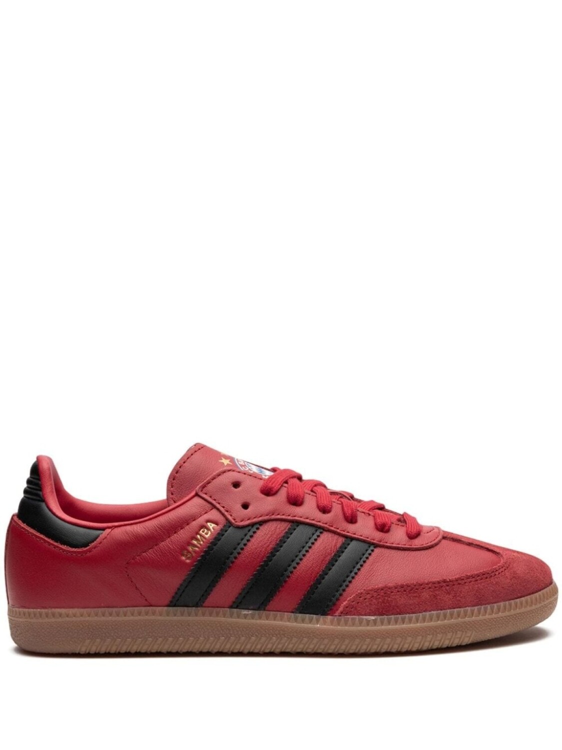 

Adidas кроссовки Samba из коллаборации с FC Bayern, красный