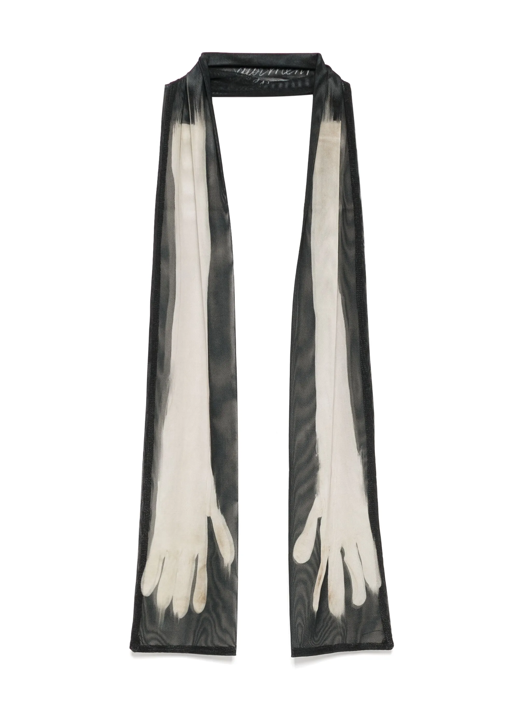 

Шарф с принтом Ia London, черный