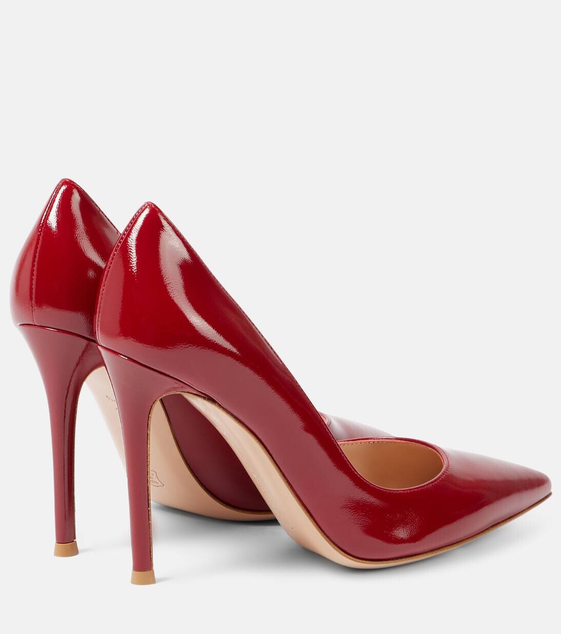 Туфли-лодочки Gianvito 105 из лакированной кожи Gianvito Rossi, цвет rouge — фото 3