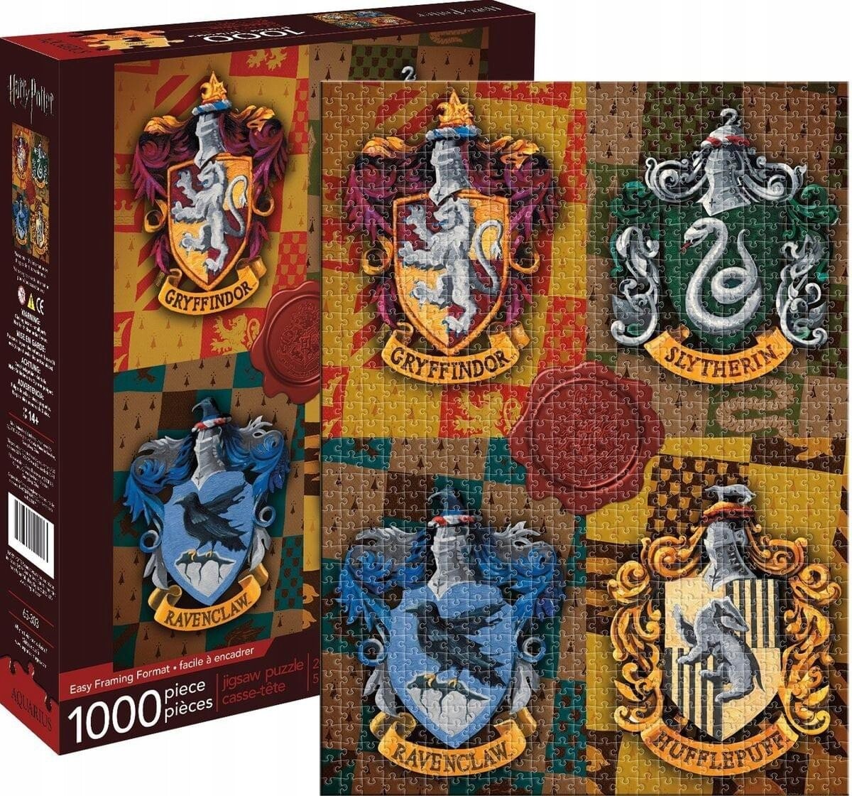 

Ravensburger, пазл, Гарри Поттер, Дома Хогвартса, 1000 шт.