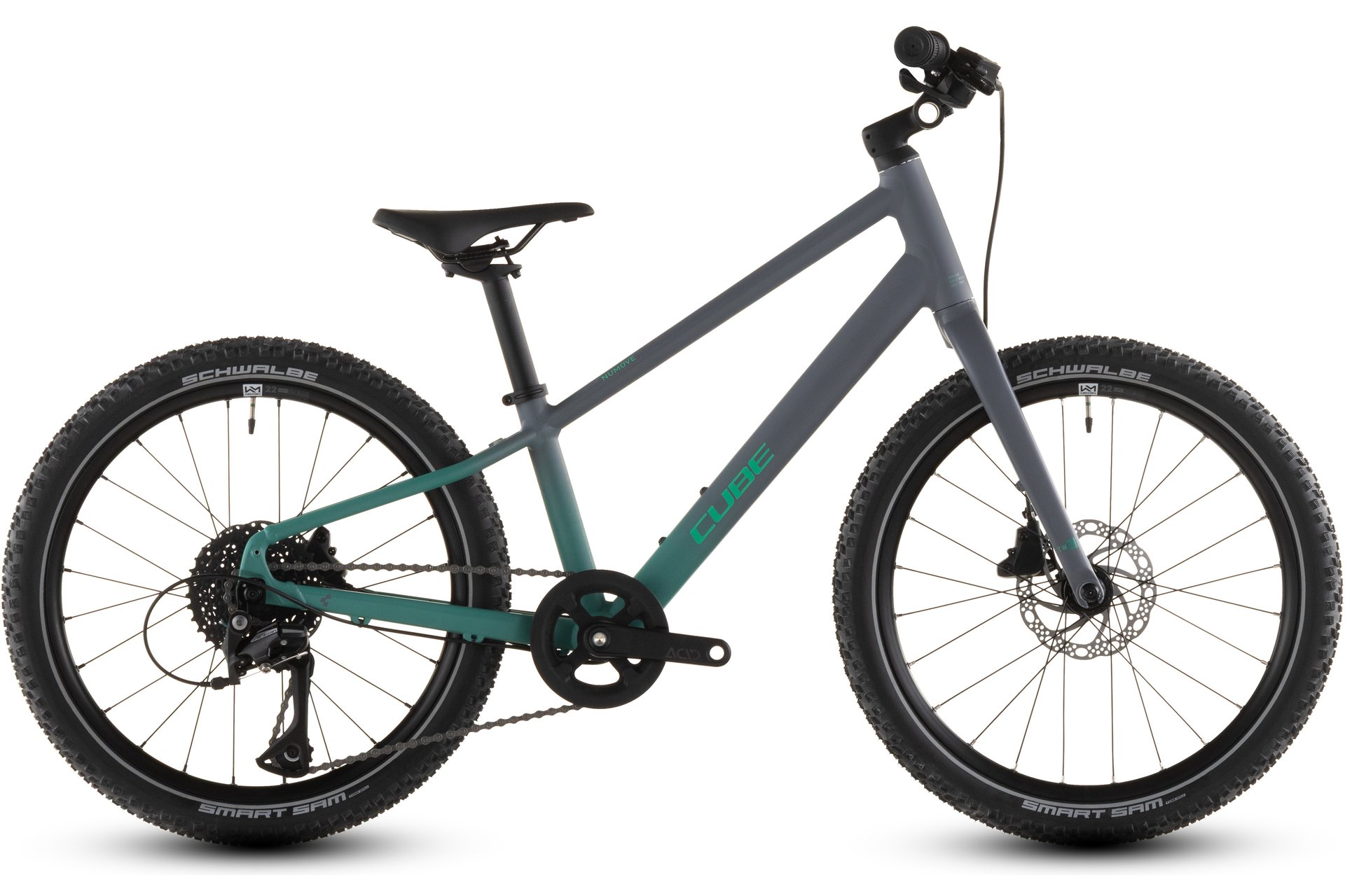 

Велосипед для подростков Cube Numove 200 disc - 20 дюймов - diamant - 2026, grau | lavagrey´n´coolgreen