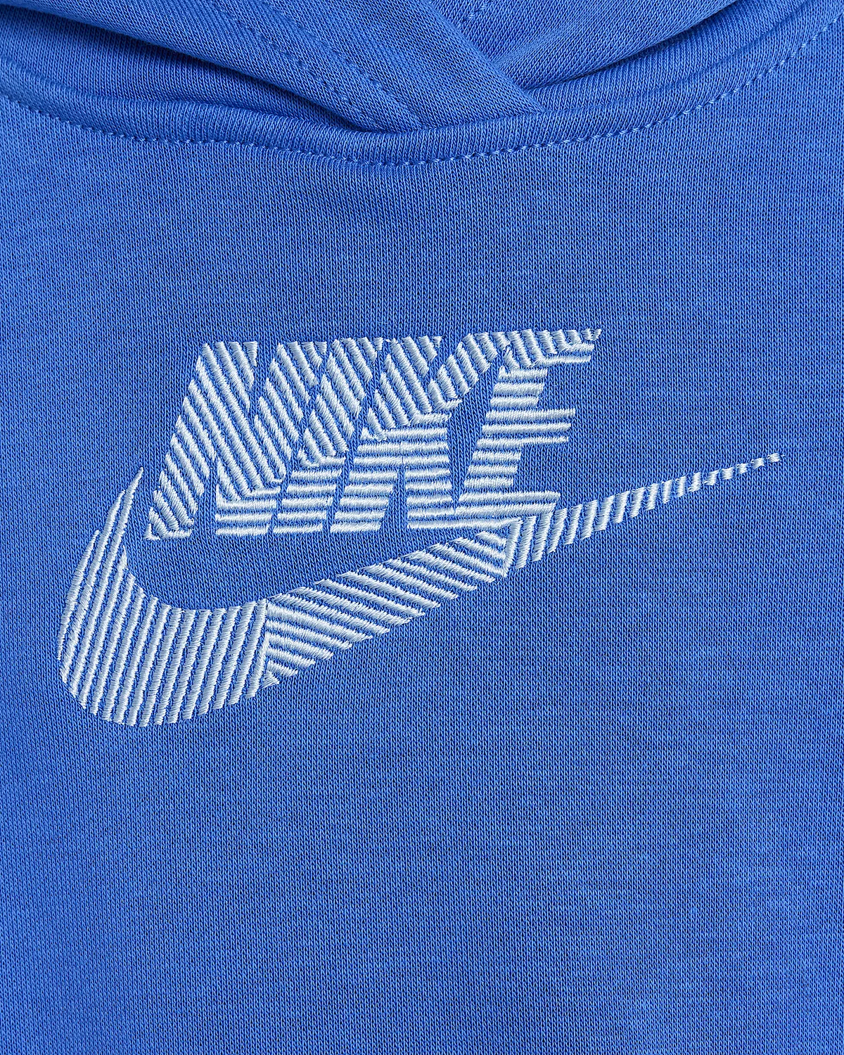 Детская толстовка Nike Sportswear Club из французского флиса, Comet Blue/Aluminum — фото 4