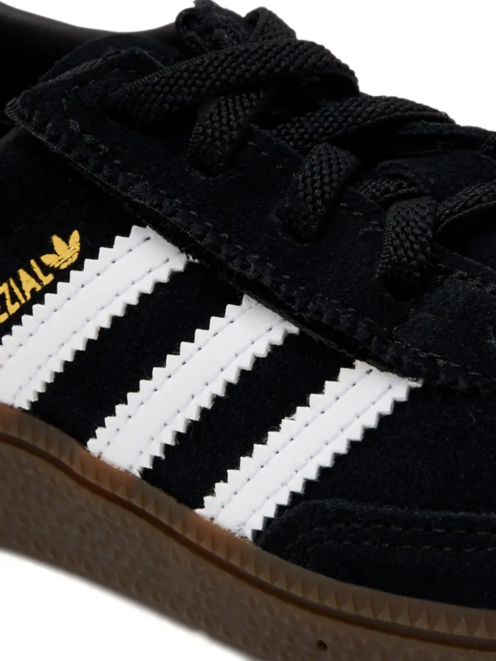 Кроссовки Handball Spezial с полосками Adidas Kids, черный — фото 2