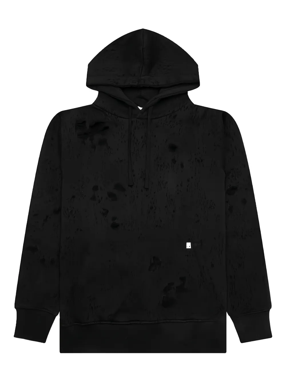 

Потертая толстовка с капюшоном 6 MONCLER 1017 ALYX 9SM, черный