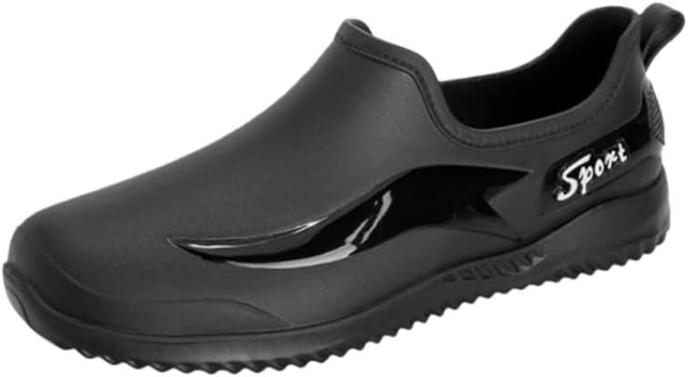 

Мужские короткие ботинки SPKFHD с резиновой подошвой и флисовой подкладкой, верх из ПВХ. Теплые и удобные. Подходят для работы и повседневного использования круглый год, черный