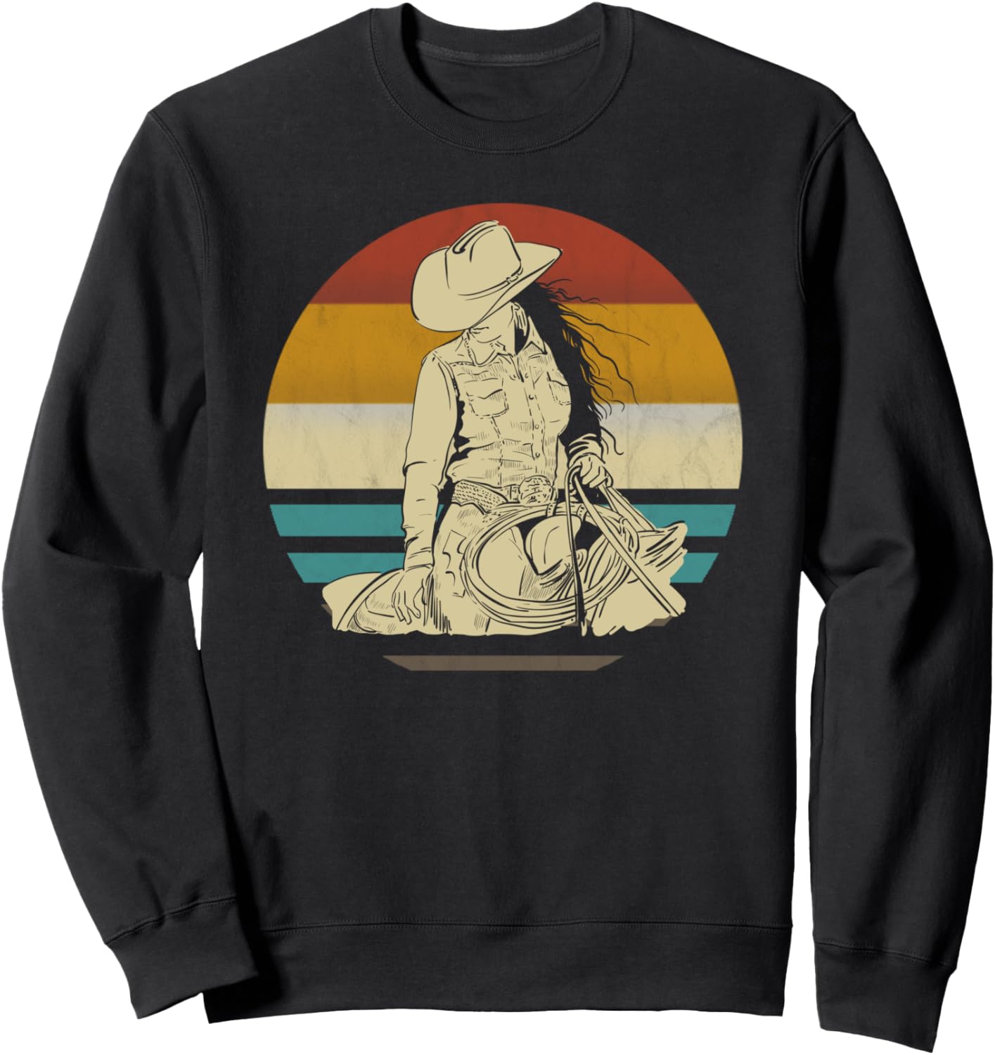 

Винтажная толстовка в стиле вестерн для ковбойши Western Riding Wear Outfits For Cowgirls, черный