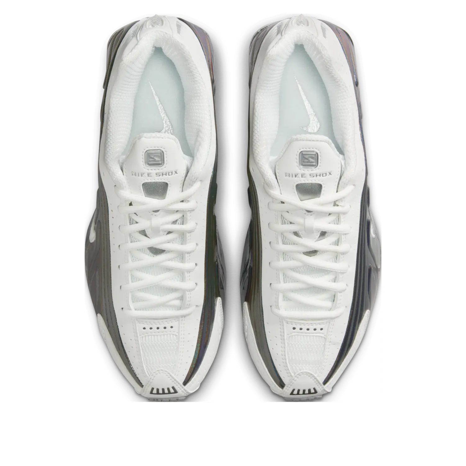 Кроссовки (WMNS) Nike Shox R4 'Summit White Hydrangea Metallic Silver' — фото 2