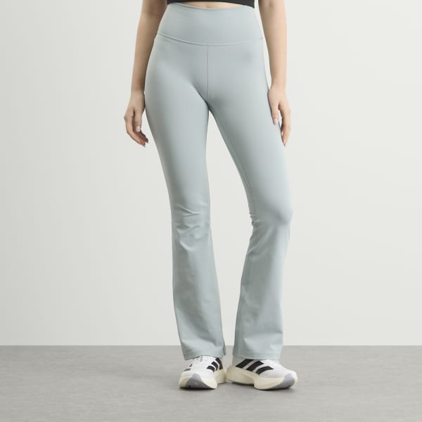 Леггинсы All me flare Adidas, Wonder Sage — фото 2