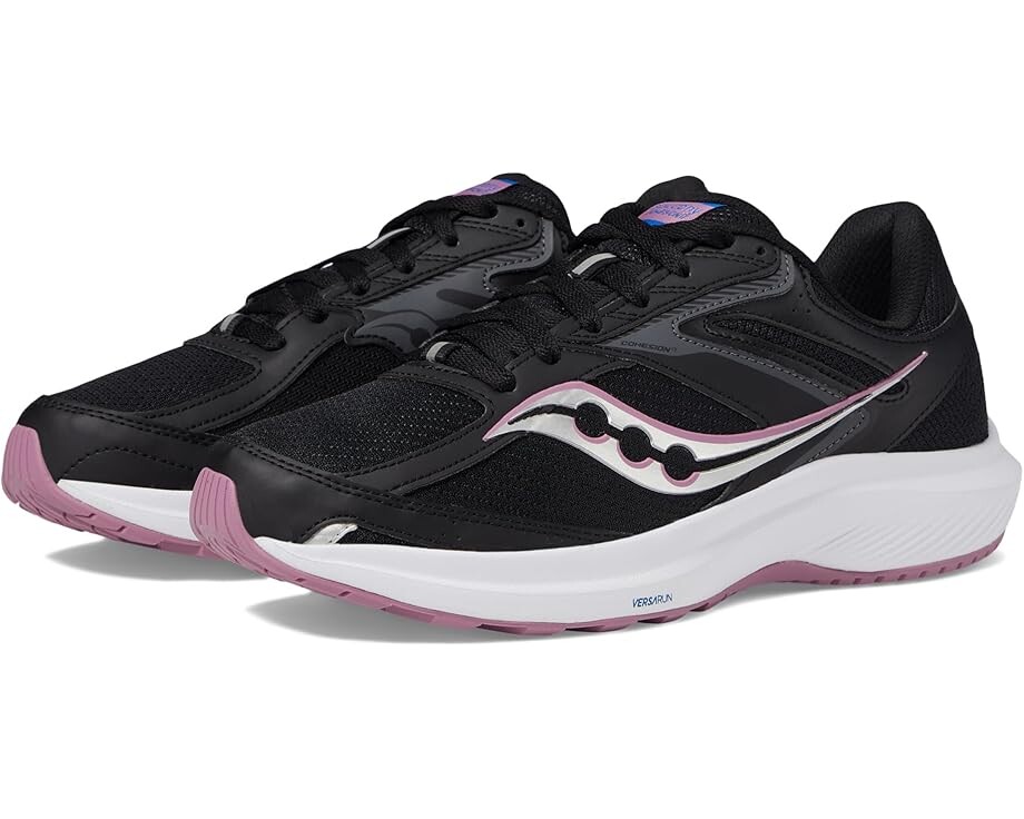 

Кроссовки Saucony Cohesion 17, цвет Black/Orchid