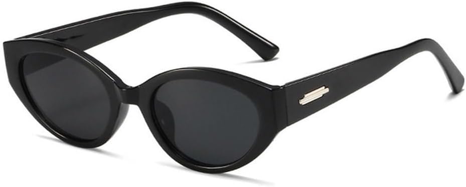 

Модные солнцезащитные очки «кошачий глаз» желейного цвета для женщин, винтажные с заклепками, модные солнцезащитные очки для мужчин, защита от УФ-излучения UV400 HHZZYVY, Black Gray