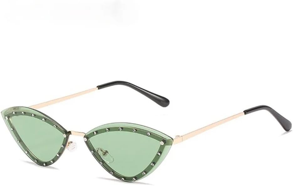 

Солнцезащитные очки UV400 с защитой от УФ-излучения — цвет «кошачий глаз», металлик, для женщин и мужчин, для бега и занятий спортом на открытом воздухе UYPTK, Gold Green