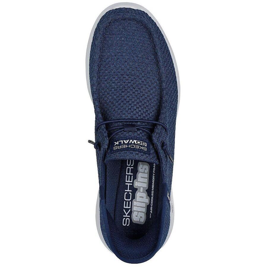 Кроссовки Skechers Go Walk Max - Halyco, синие, мужские — фото 2