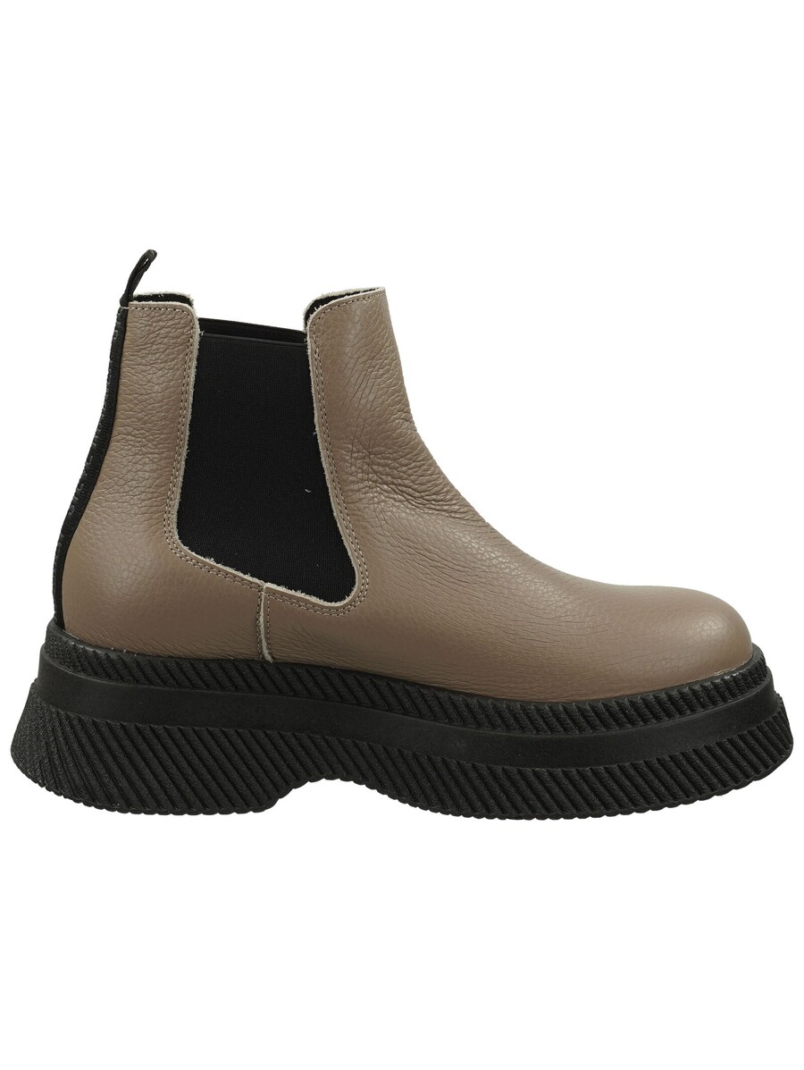 Женские ботинки челси Steve Madden из зернистой кожи, бежевый — фото 4